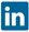 A blue square with the linkedin logo on it.